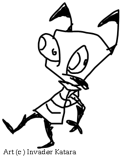 Zim Doodle of D00m! by InvaderKatara
