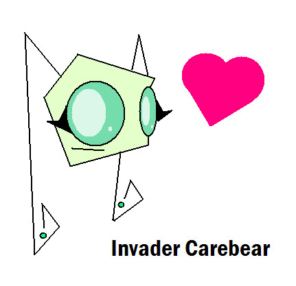 Invader Carebear by InvaderKylie