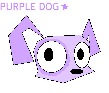 Purple Dog (My Animal Series Piccy #1) by InvaderKylie