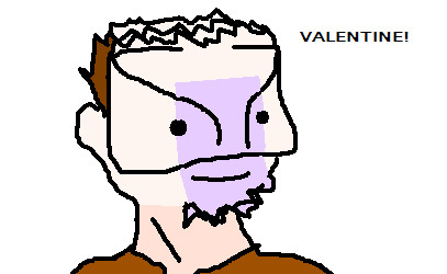 Valentine on paint by InvaderKylie