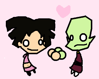 Amy and Kif! :) by InvaderKylie