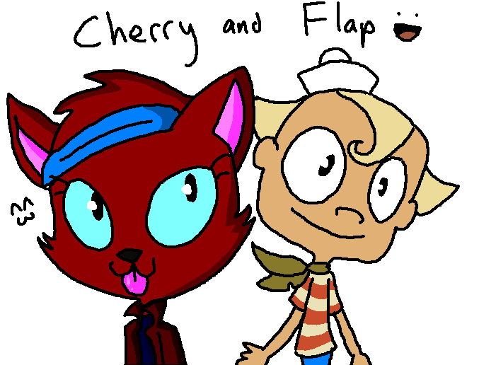 Request 1 Cherry and Flap by InvaderKylie