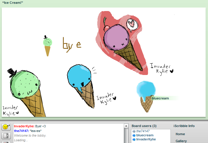 Ice Cream IScribble! by InvaderKylie