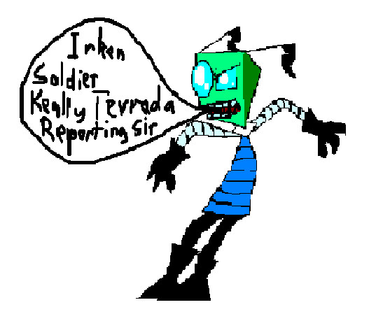 Irken Soldier Keally Terrada (for Kylies unnamed guy) by InvaderLark