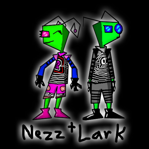The New Lark and Nezz by InvaderLark