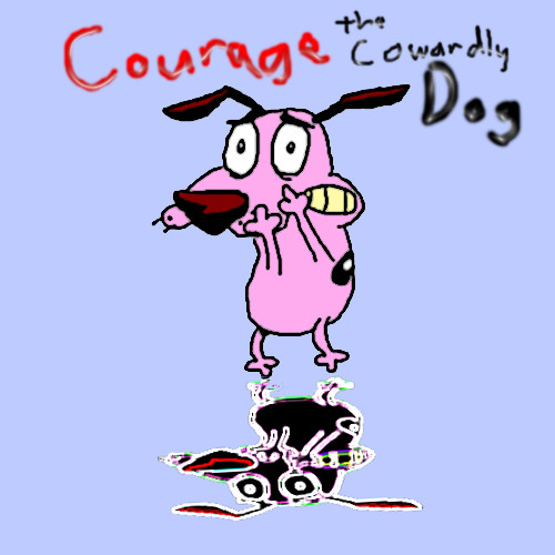 Courage the Cowardly Dog by InvaderLark