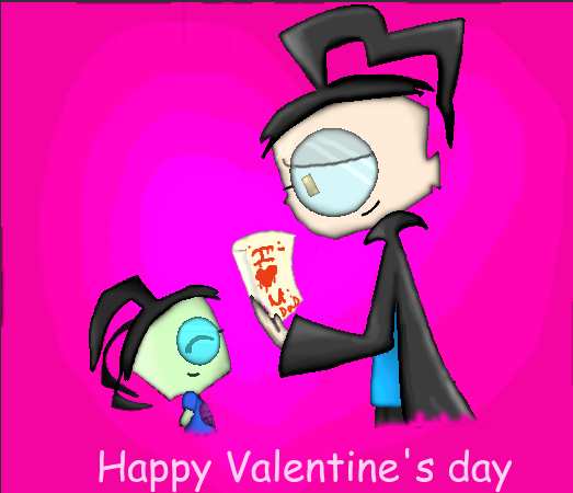 Happy V-Day to Bethy by InvaderMip