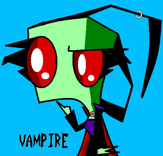 Confused Irken Vampire by InvaderPrism