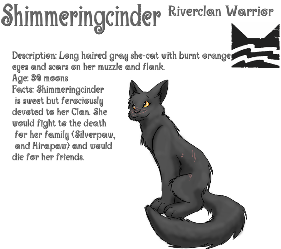 Shimmeringcinder Warrior Profile- GamerGirlGG by InvaderTigerstar