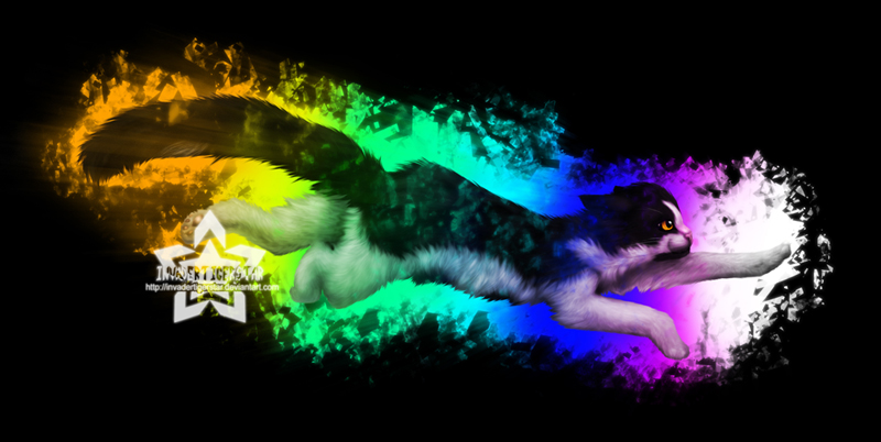Rainbow Elbow by InvaderTigerstar