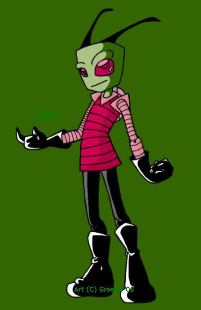 Zim Stylized by Invader_Candie