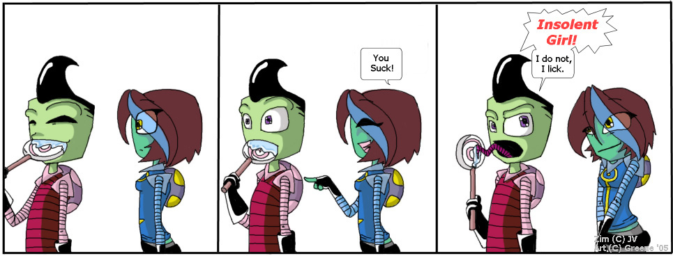 Zim fan comic by Invader_Candie