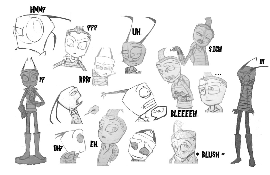 A whole bunch 'a ZIM!... by me... by Invader_Candie