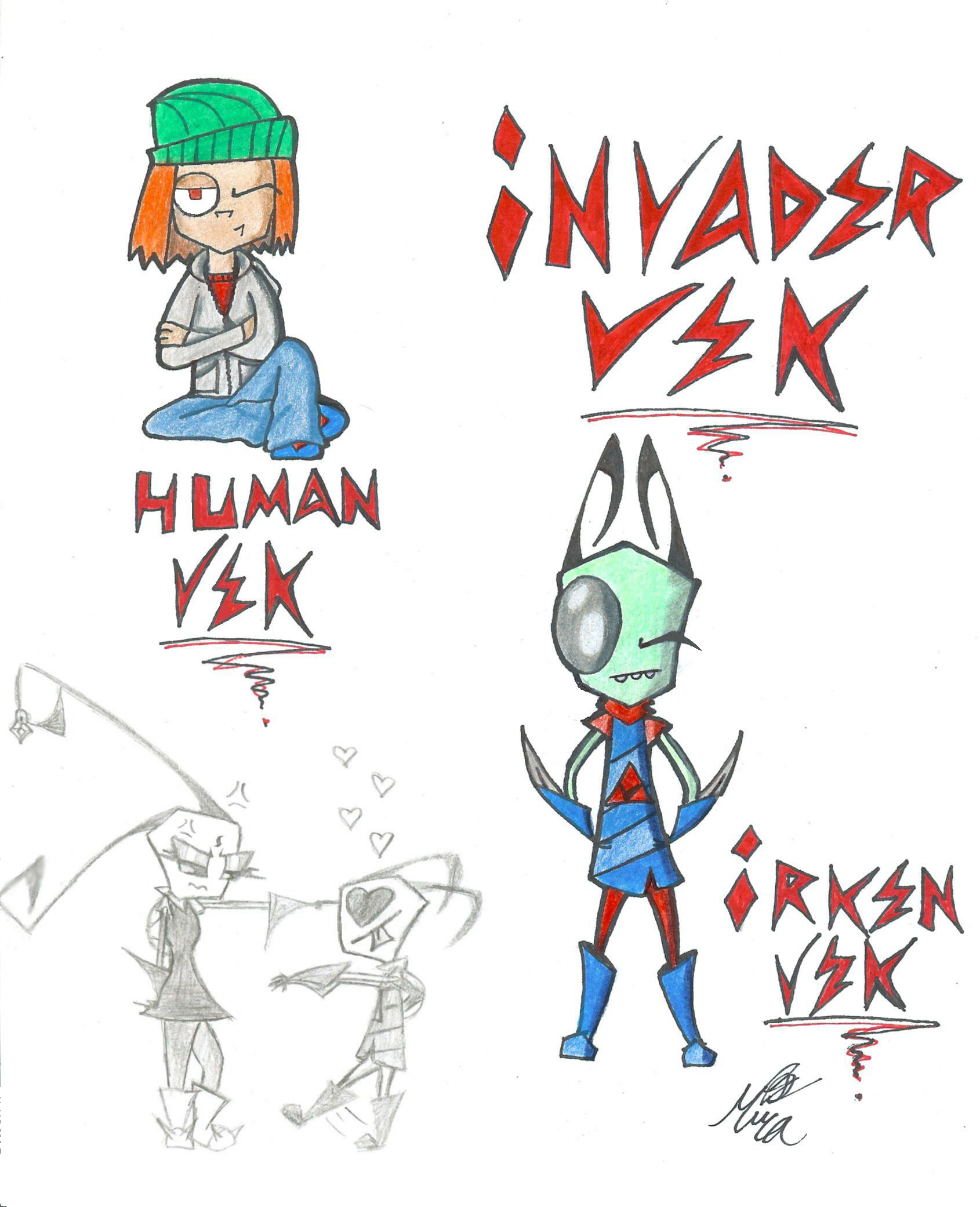Invader Vek by Invader_Mira