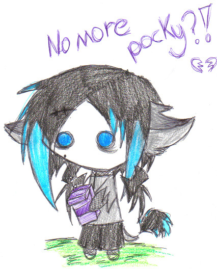 No more pocky... by Irken_Akire