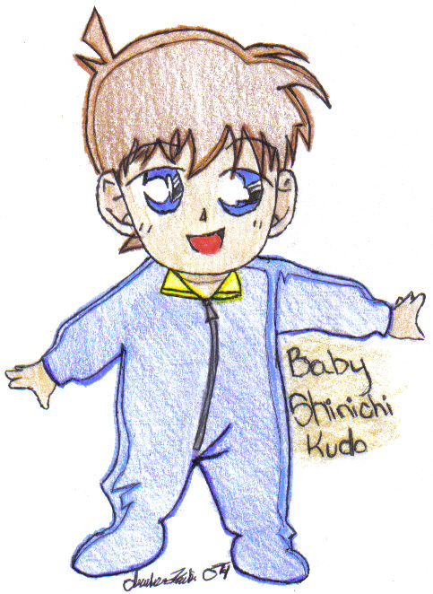 Baby Shinichi Kudo by Iruka_Tsuki