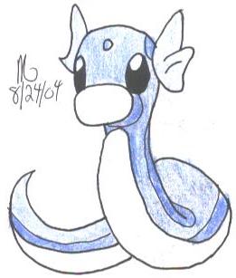 Dratini by Isis_lily_rose