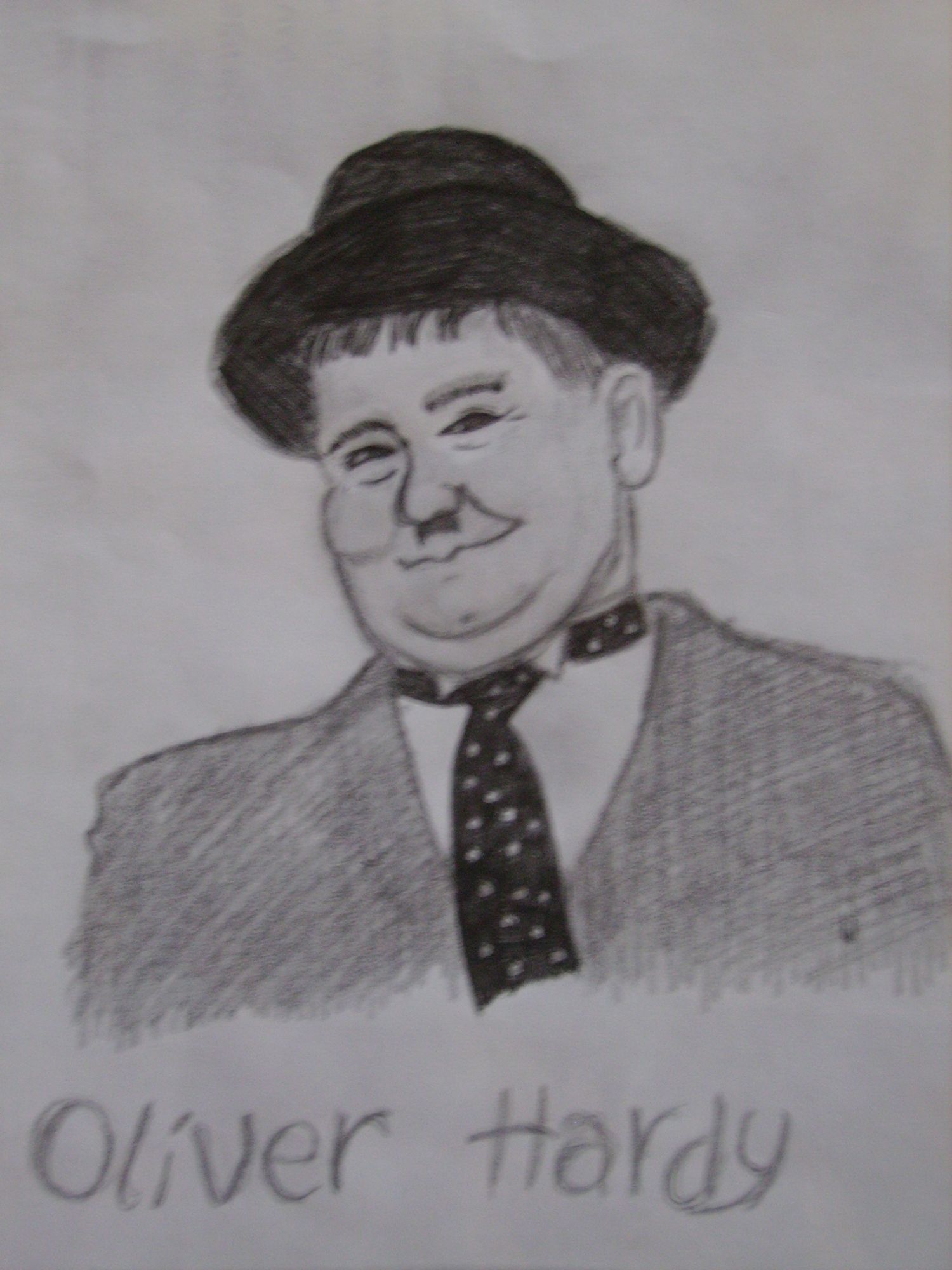 Oliver Hardy by Iskeanime16