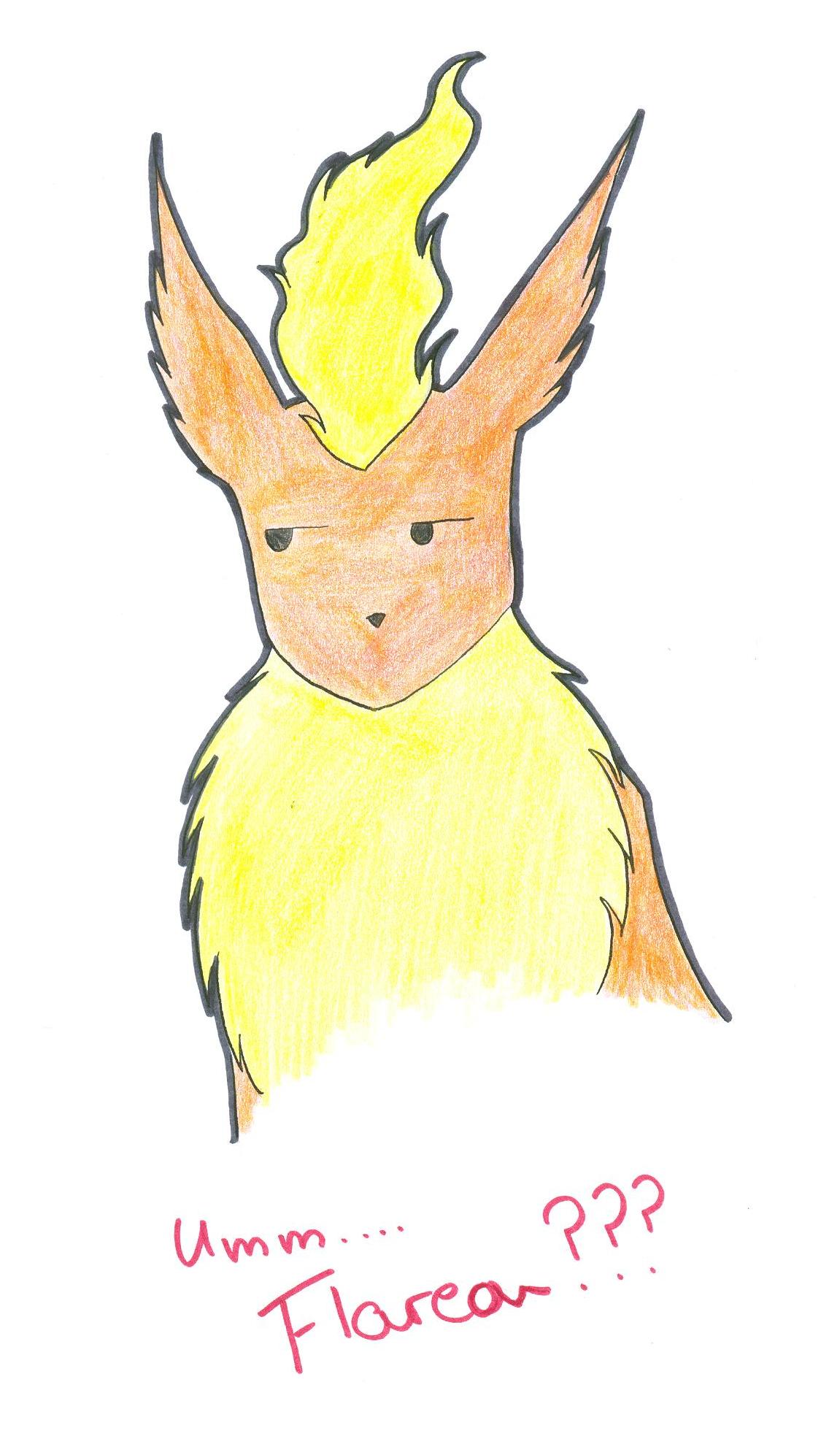 Funny Faces 2: Flareon by Isukaru