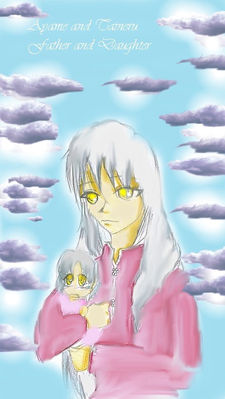 Ayame and Taineru Father and Daughter by Itachilovesme912