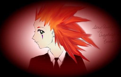 Axel In Black by Itachilovesme912