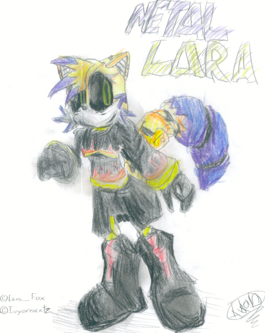 Metal Lara Fox (For Lara_Fox) by IvyOreoCatz
