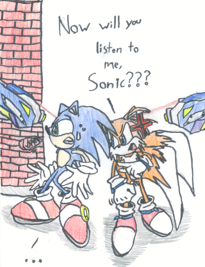 When Sonic doesn't listen to Tails... by IvyOreoCatz