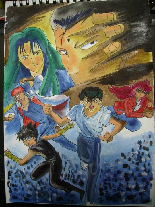 YYH Fight by i77310