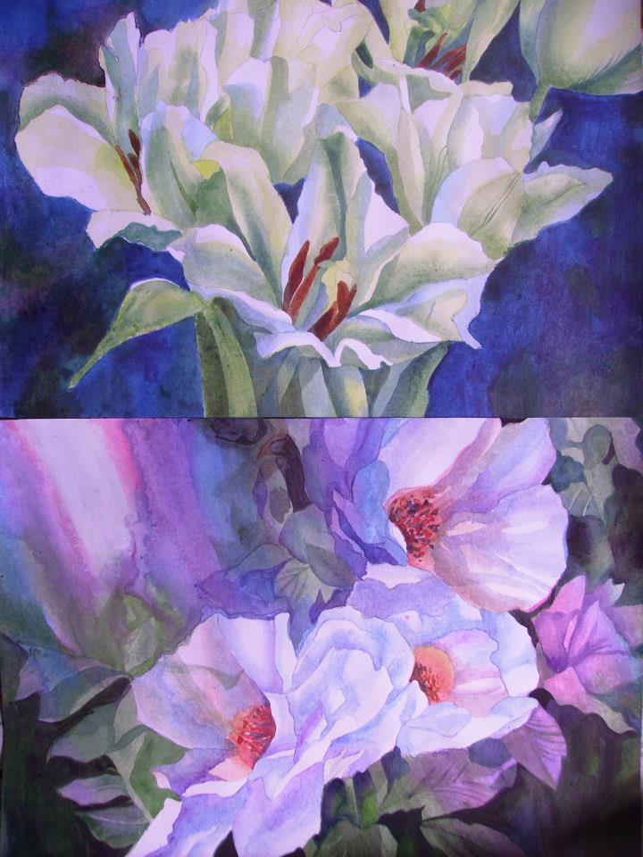 Flowers Painting 1 by i77310
