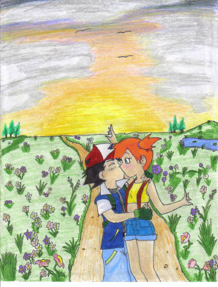 Ash & Misty (request 4 zoogma5923) by iNuLuVeR89
