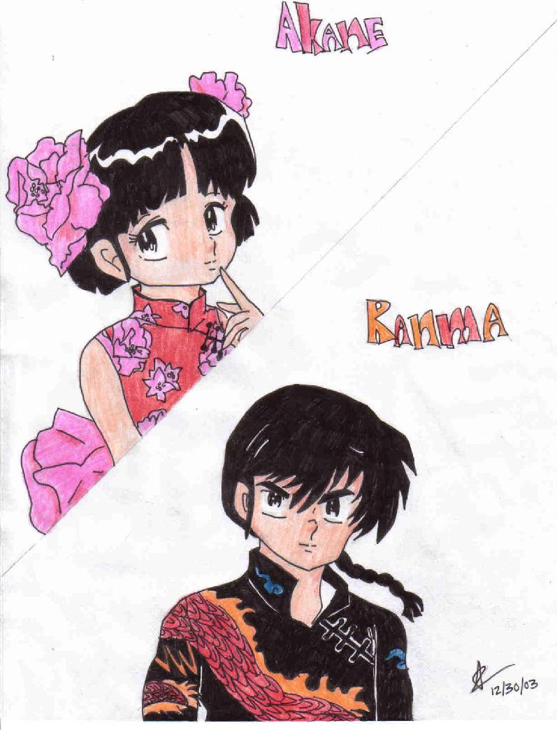 Ranma and Akane by iNuLuVeR89