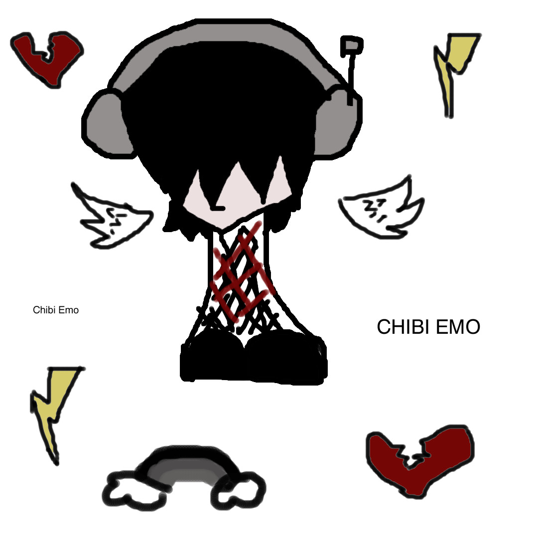 Emo Chibi by iSTALKyouXD