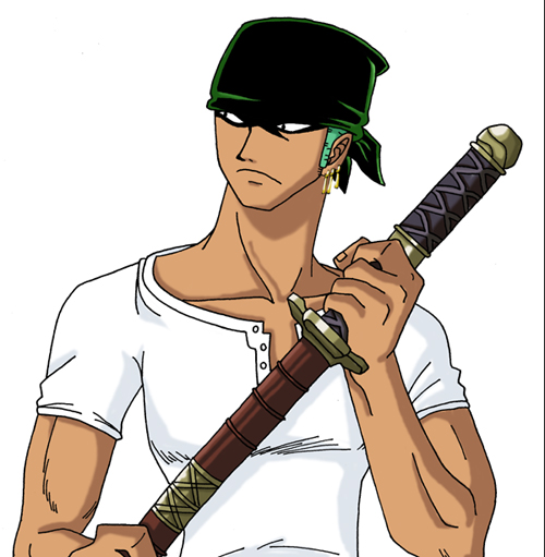 Zoro - my first One Piece pic by i_luv_jin
