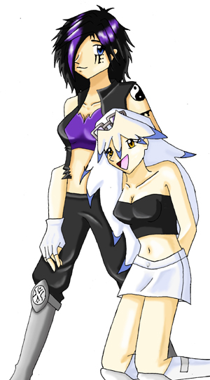 Tanni and Kira (art trade for Wolfblue) by i_luv_jin