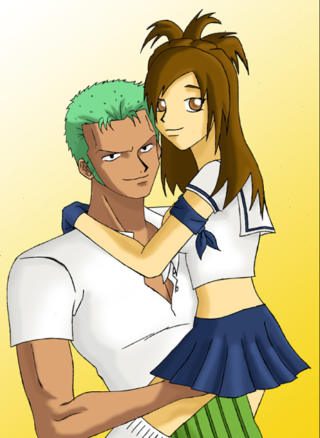 Paige and Zoro by i_luv_jin