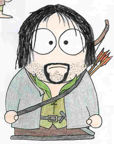Aragorn South Park Style by i_luv_jin