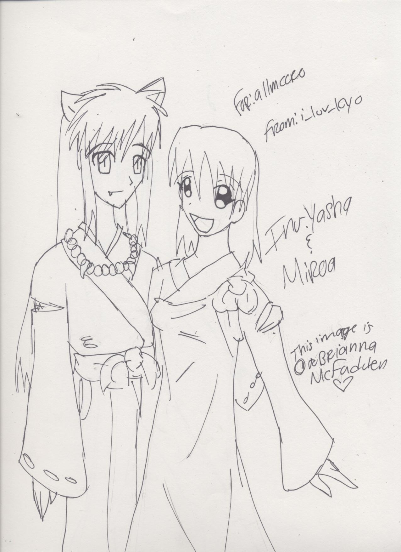 InuYasha & Miroa (request for allmccro!) by i_luv_kyo