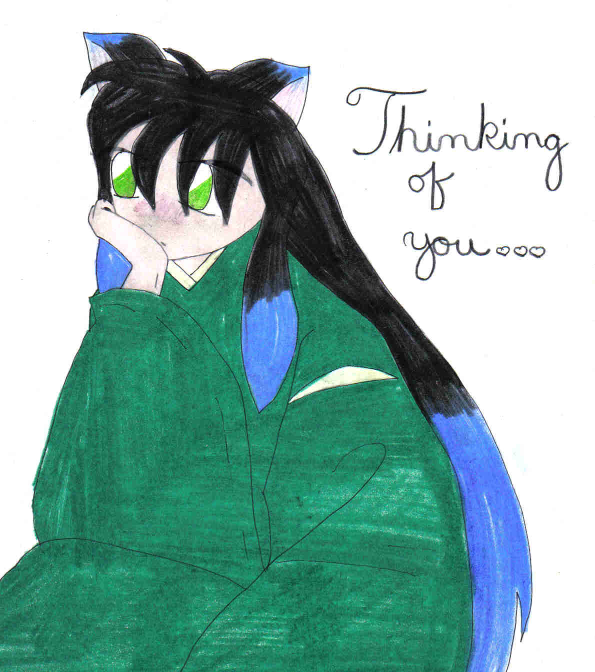 thinking of you by iamkagome93
