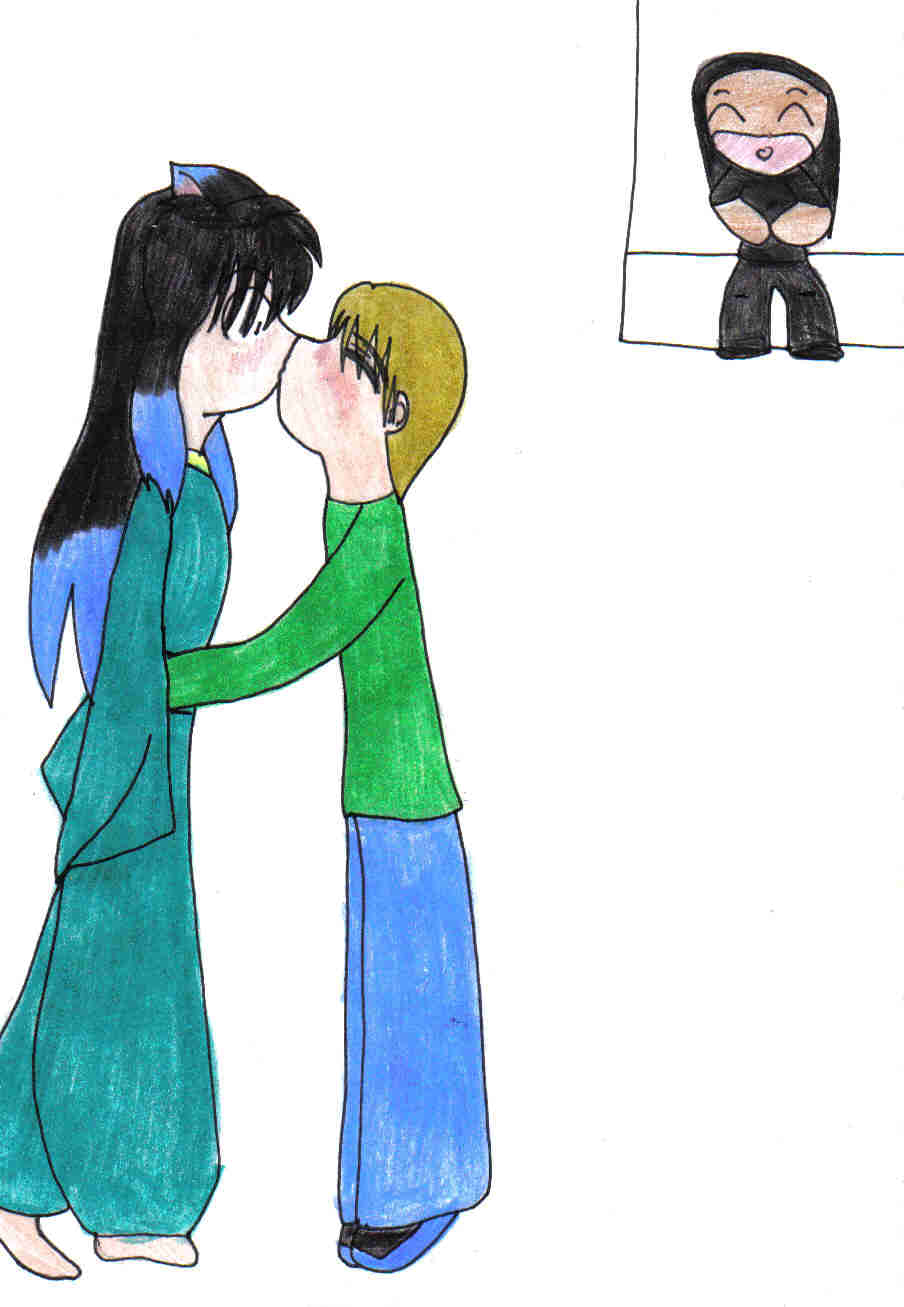 an awkward disturbing kiss for Yao by iamkagome93