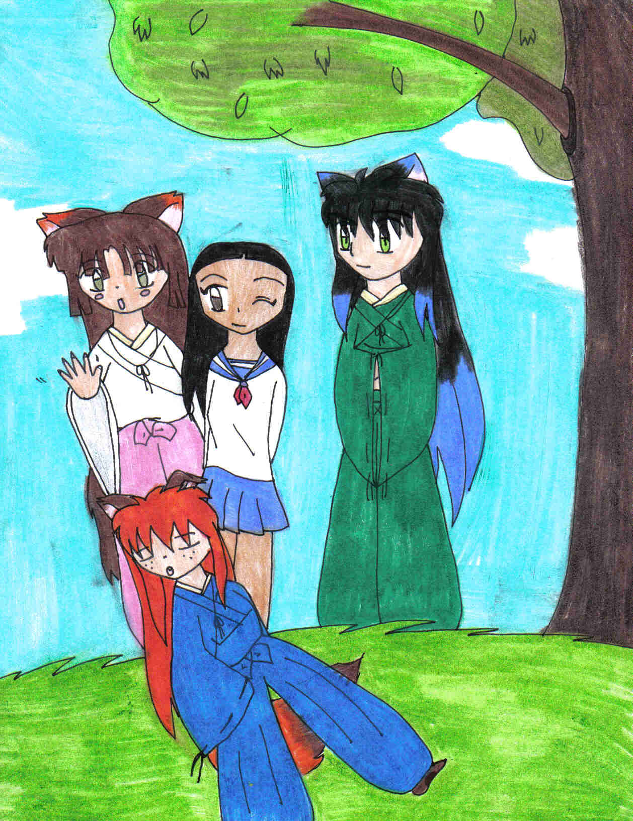 a lil group picture by iamkagome93