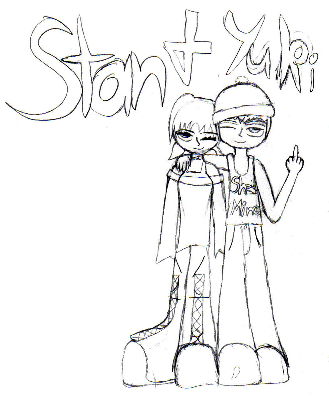 Stan and Yuki by icemaidenKagome