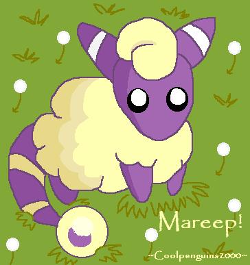 Mareep in the grass by icepenguin