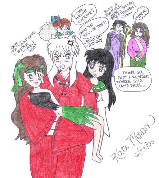 Inuyasha, friends, and Rosalie by icesk8er