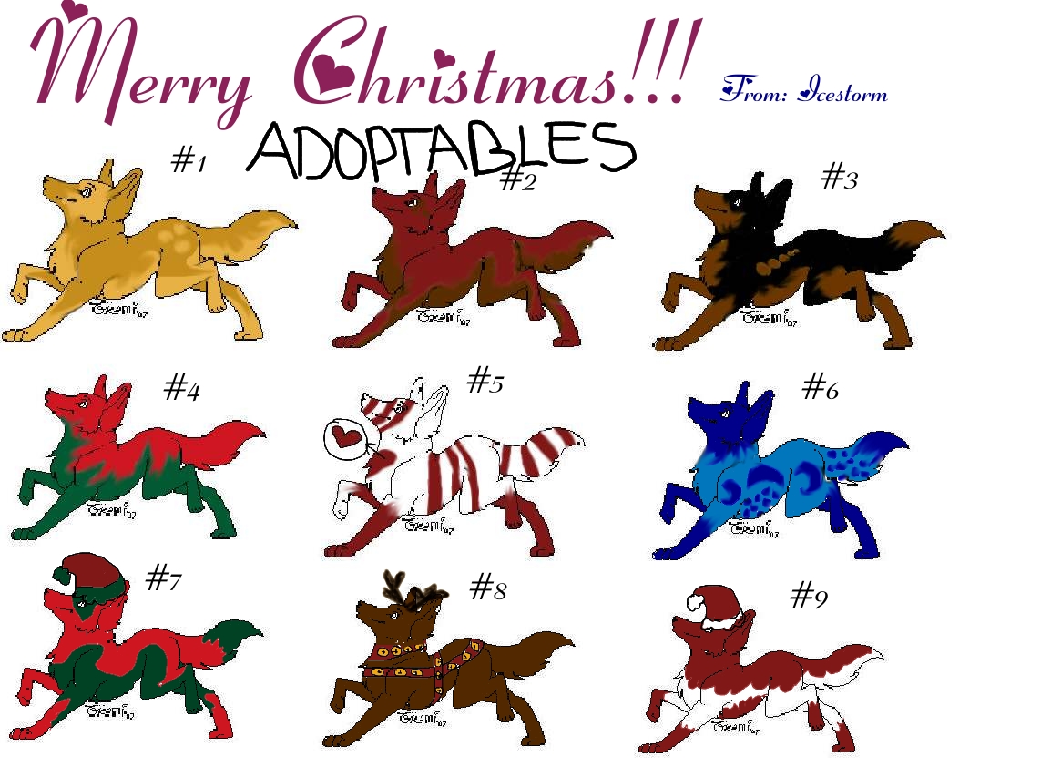 Adoptables set 10 *READ RULES* by icestorm