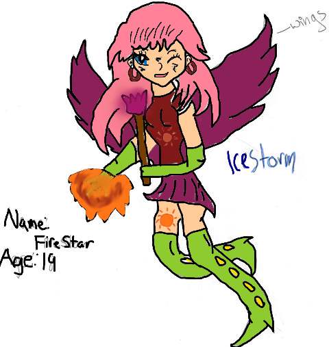 Fire Star the fairy by icestorm