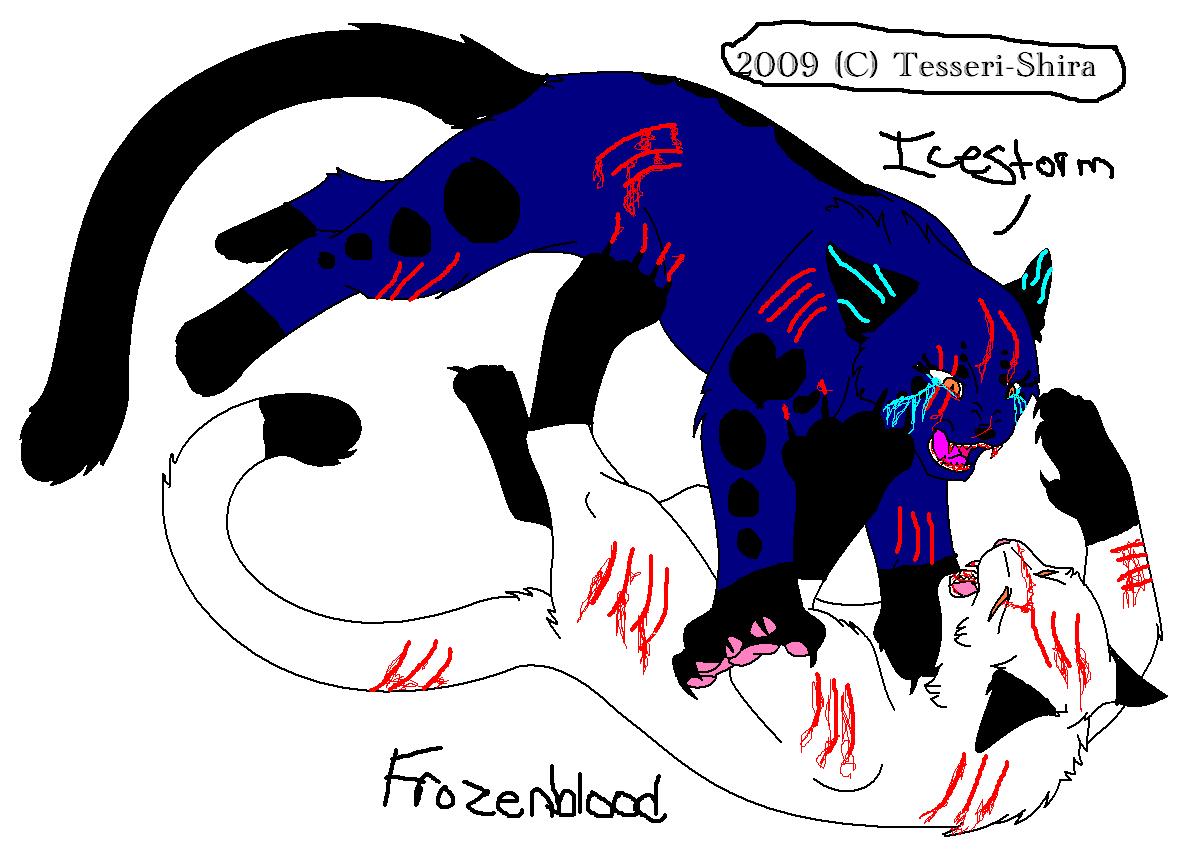 Icestorm VS Frozenblood by icestorm