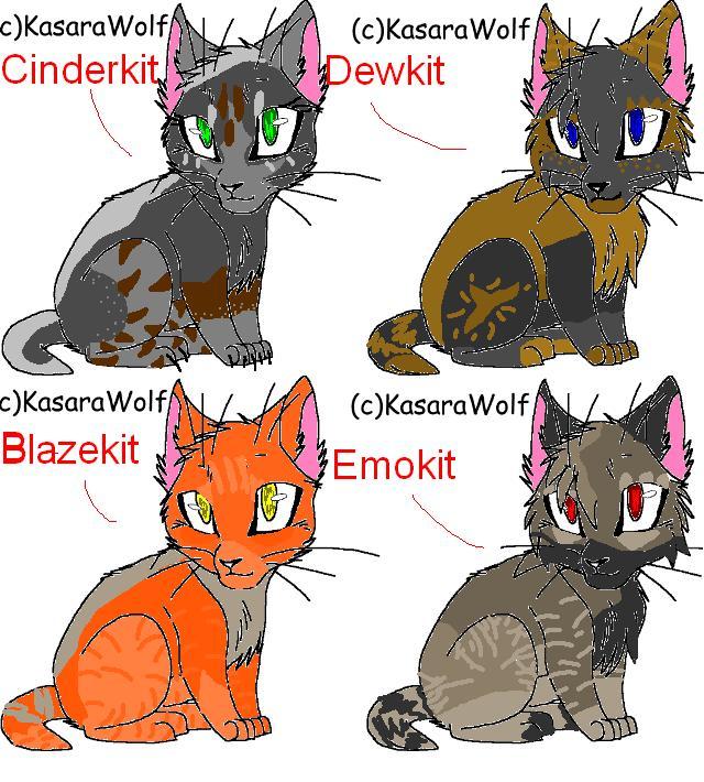 Warrior cats- Kits adoption by icestorm