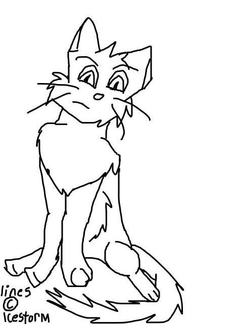 CAT LINEART**Read** by icestorm