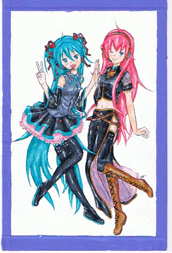 Miku and Luka by icetree13