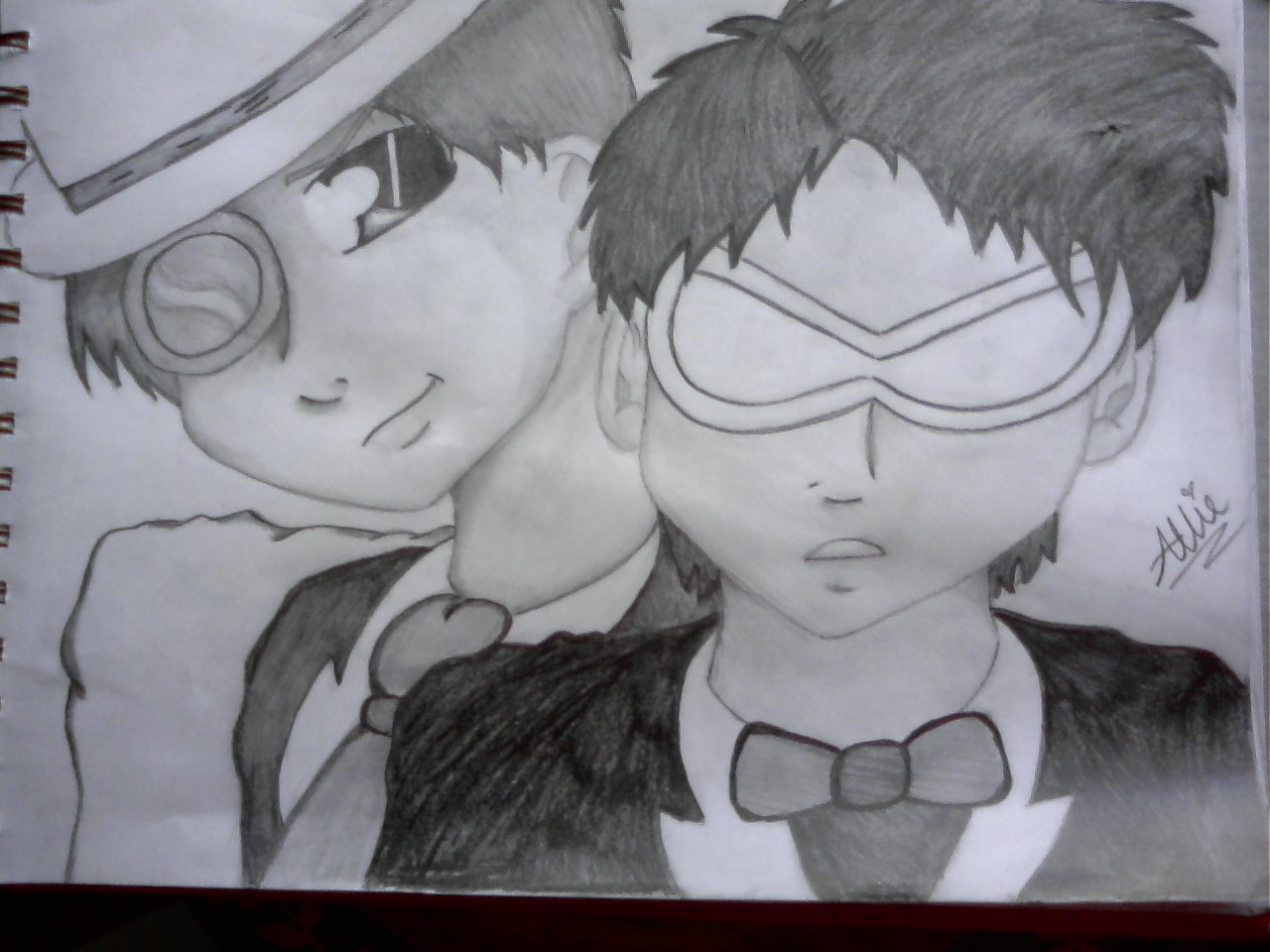 Kaito Kid & Tuxedo Mask  - request for NPG (finished) by idoodle
